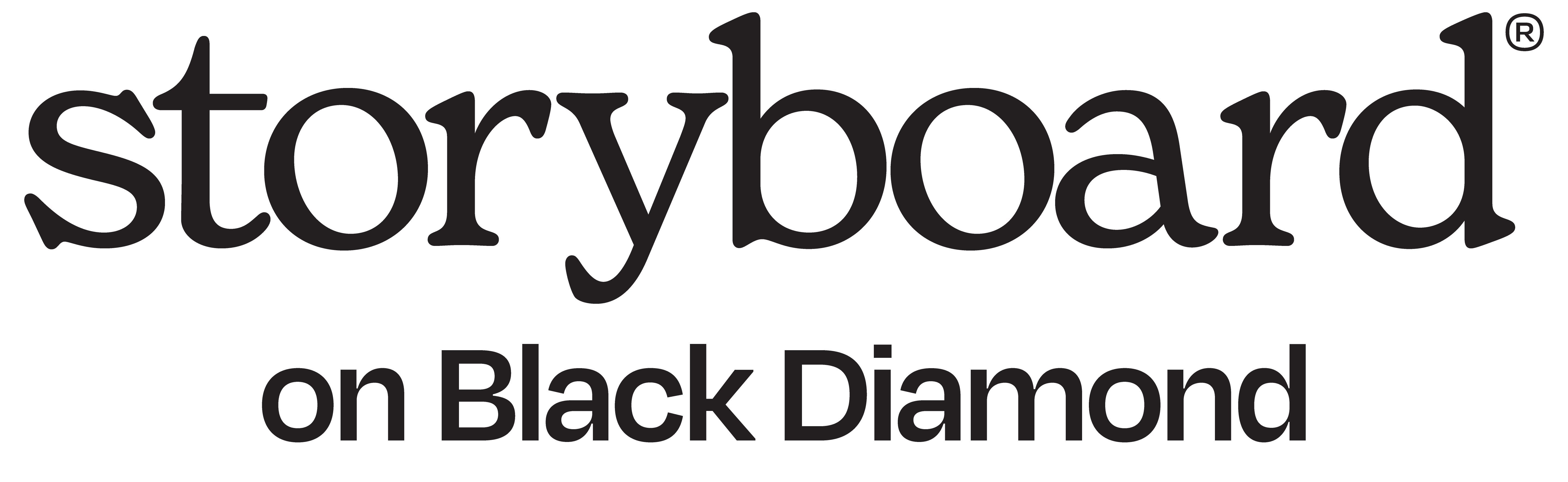 Storyboard on Black Diamond logo